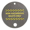 Pig Absorbent Barrel Top Safety Message Mat, 25PK SGN1201